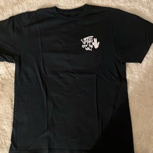 Boys Black Vans graphic tee